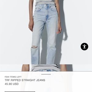 Zara Straight Jeans